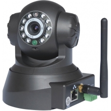 Wireless Pan Tilt IR 15M IP Camera with E-mail Alert and Mobile Browsing